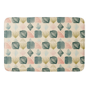 Bold Caribbean Tribal Mudcloth: Boho Buttercream Badmat