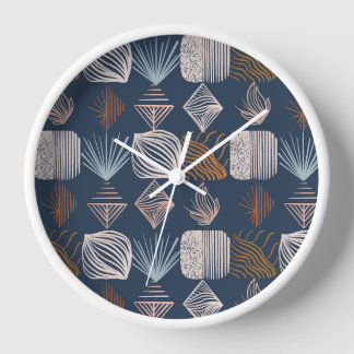 Bold Caribbean Tribal Mudcloth: Navy Blue, Boho