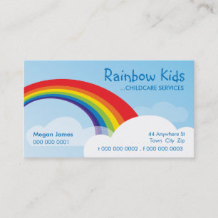 BOLD CARTE DE VISITE :: fun arc-en-ciel 1L