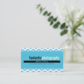 BOLD CARTE DE VISITE :: simple chevron moderne 5 (Debout devant)