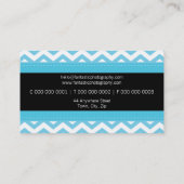 BOLD CARTE DE VISITE :: simple chevron moderne 5 (Dos)