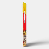 Bold Charisma Tiger Phone Case – Vibrant Dopamine  (Achterkant / Links)
