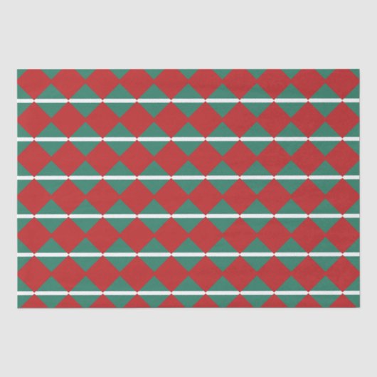 Bold Christmas Diamonds Tissuepapier (Voorkant)
