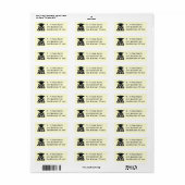 Bold Class van het Afstuderen 2026 Etiket (Full Sheet)