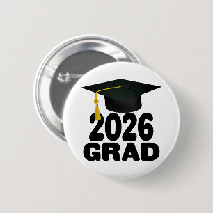 Bold Class van het Afstuderen 2026 Ronde Button 5,7 Cm
