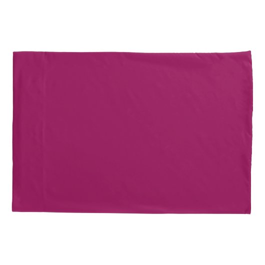 Bold Color Block Wedding Invite – Magenta Kussensloop (Achterkant)