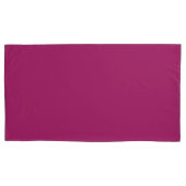 Bold Color Block Wedding Invite – Magenta Kussensloop (Voorkant-Links)