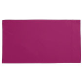 Bold Color Block Wedding Invite – Magenta Kussensloop (Voorkant-Rechts)