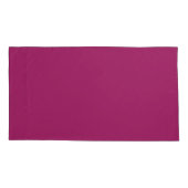 Bold Color Block Wedding Invite – Magenta Kussensloop (Achterkant-Links)