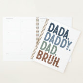 BOLD COLORFUL DADA DADDY DAD BRUH FÊTE DES PÈRES (Devant avec enveloppe)