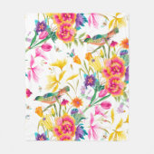 Bold Colorful Summer Print Fleece Deken (Voorkant)