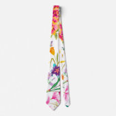 Bold Colorful Summer Print Stropdas (Voorkant)