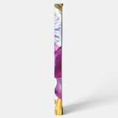 Bold country flower pattern - large samsung galaxy hoesje (Linkerkant)