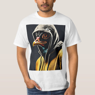 Bold Crystal Eagle Embleem T-shirt: Embrace Fearle T-shirt