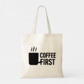 Bold Cup with Steam Tote Bag Design (Dos)