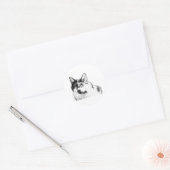 Bold Curious Cat Sticker (Envelop)