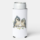 Bold Curious Tufted Titmouse (Seltzer Achterkant)