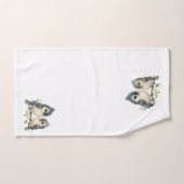 Bold Curious Tufted Titmouse Bad Handdoek (Handdoek)