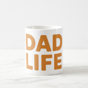 Bold Dad Life Oranje Glow Vaderdag Koffiemok