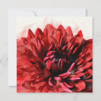 Bold Dahlia Waterverf Crimson