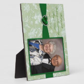 Bold Damask 55th Wedding Jubileum Foto Plaque Fotoplaat (Zijkant)