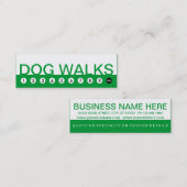 bold DOG WALKS fidélité des clients (Devant / Derrière)