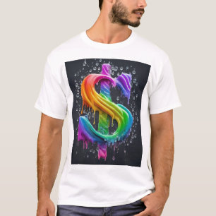 "Bold Dollar Symbool - Omarm financiële flair" T-shirt