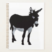 Bold Donkey Silhouette Boerderij Animal Planner (Voorkant)