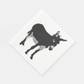 Bold Donkey Silhouette Boerderij Animal Servet (Hoek)
