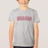 Bold 'DRAGON' Word Art T-Shirt Graphic (Voorkant)
