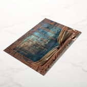 Bold Dramatic Modern Contemporary Folie Invitation Folie Uitnodiging (Gedraaid)