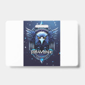 Bold Eagle Logo Badge | Powerful Eagle Head Pin Bu (Arrière)