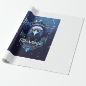 Bold Eagle Logo Wrapping Paper | Powerful Eagle Pa Cadeaupapier (Uitgerold)