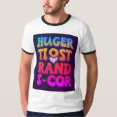 Bold & Edgy Mannen T-shirt met statement slogan (Voorkant)