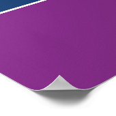 BOLD EDUCATIONAL CLASSROOM-regenboogkleurenkaart Poster (Hoek)