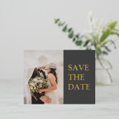 BOLD | Élégant & Moderne Faire-Part de Mariage Pho (Debout devant)