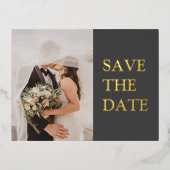 BOLD | Élégant & Moderne Faire-Part de Mariage Pho (Recto)