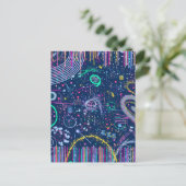 Bold Explorer: Abstract Maximalism  Briefkaart (Staand voorkant)