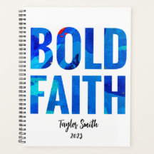 Bold Faith Inspiration Christian Planner