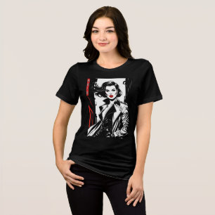 Bold Femme Fatale Noir T-shirt