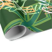 Bold Forest Green Union Jack Cadeaupapier (Rol Hoek)