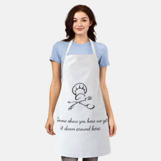 Bold & Funny Chef Schort