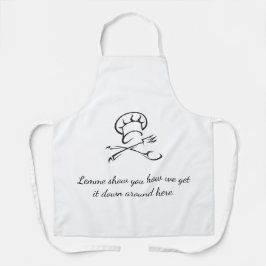 Bold & Funny Chef Schort