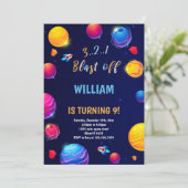 Bold Galaxy Theme voor kinderen Kaart (Staand voorkant)