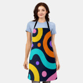 Bold Geometric Circles Schort (Gedragen)