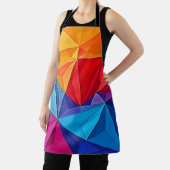 Bold Geometric Prism Abstract Art Schort (Insitu)