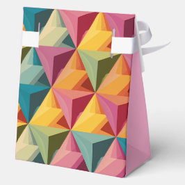 Bold Geometric Triangle Pattern Bedankdoosjes