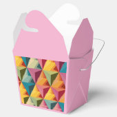 Bold Geometric Triangle Pattern  Bedankdoosjes (Geopend)