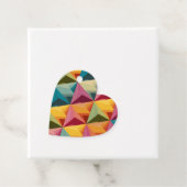 Bold Geometric Triangle Pattern Bedankjes Labels (In situ)