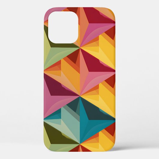 Bold Geometric Triangle Pattern  Case-Mate iPhone Case (Achterkant)